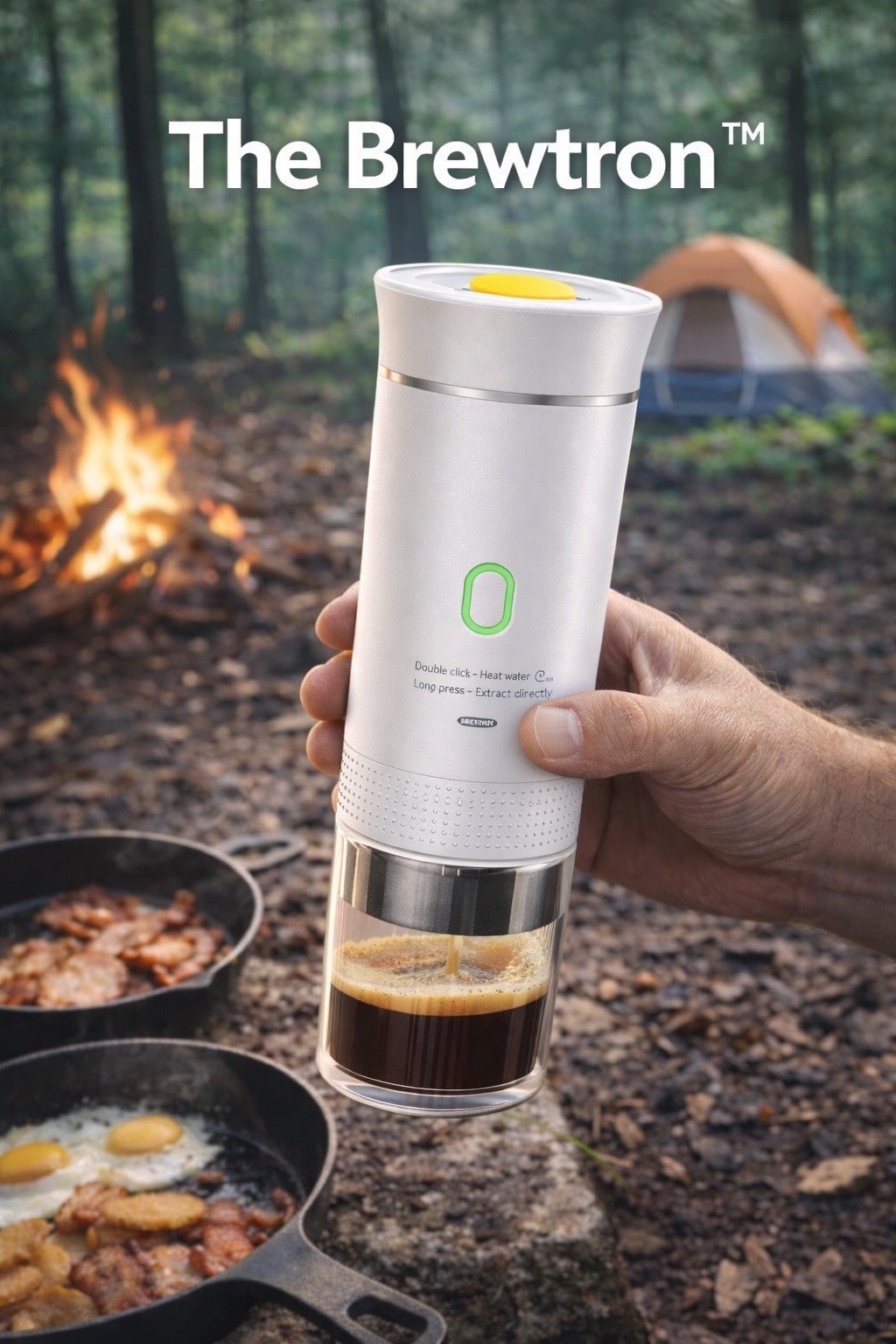 The Brewtron™ Portable Espresso Anywhere