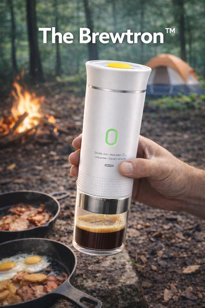 The Brewtron™ Portable Espresso Anywhere