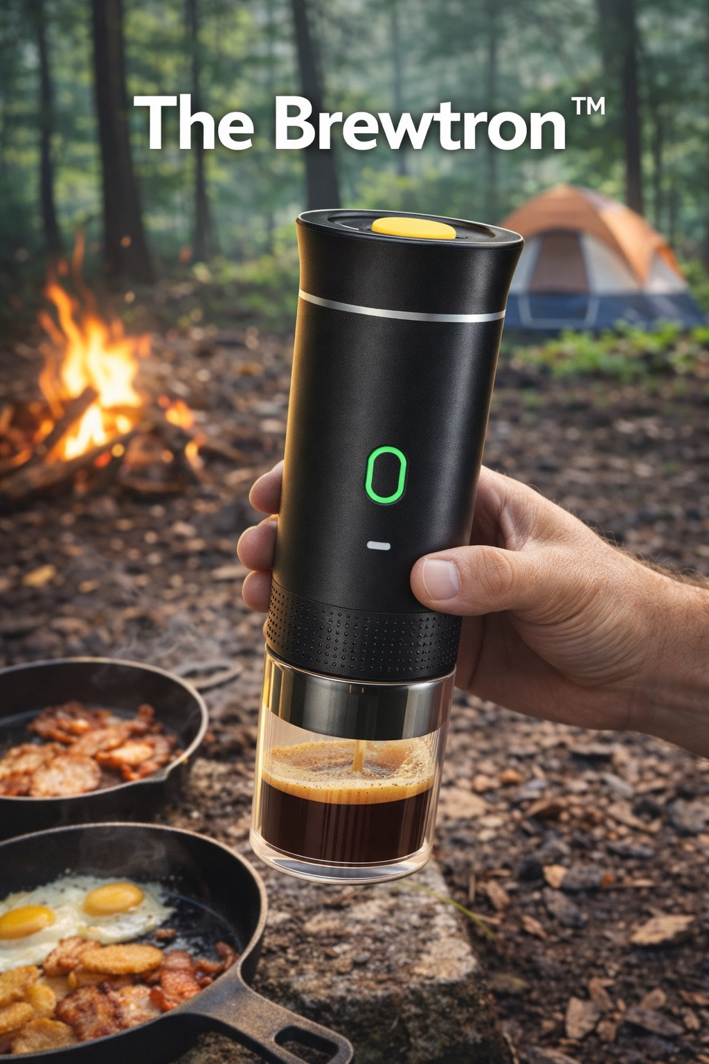The Brewtron™ Portable Espresso Anywhere